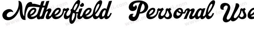Netherfield   Personal Use字体转换